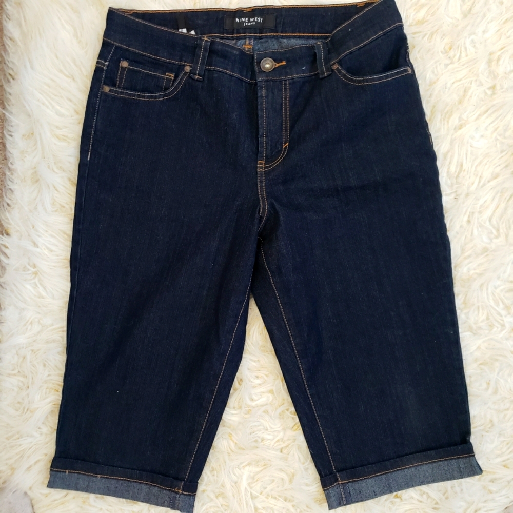 "Nine West" Size 8 Jean Shorts